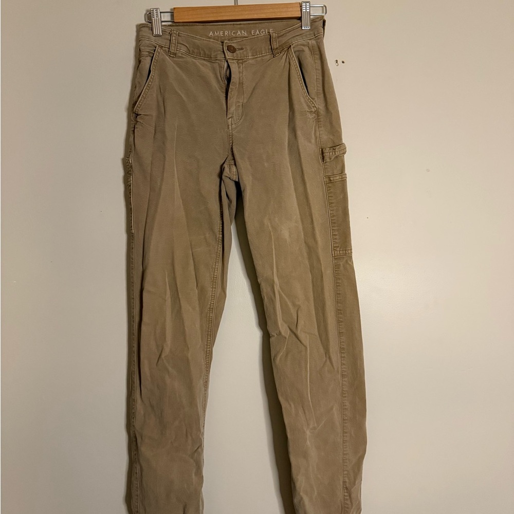 American Eagle Outfitters Men's Cargo Pants in Tan